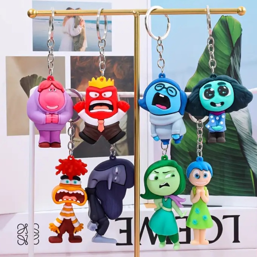 Insideout two character Keychain bag charm pick your favorite NWT